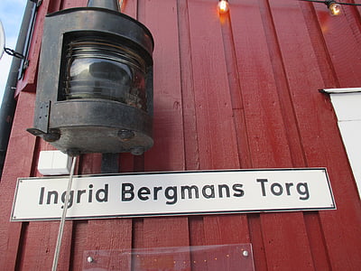 tegn, Ingrid bergman, 100-års feiring, Fjällbacka