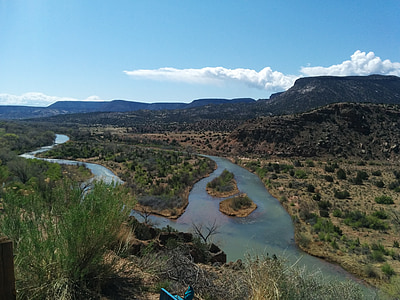 Nuevo México, Río, Río Chama, convergen, divergen, paisaje, hermosa