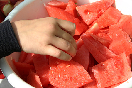 Wassermelone, gesund, Obst, rot, reif, Süß