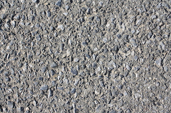 textuur, steinchen, weg, asfalt