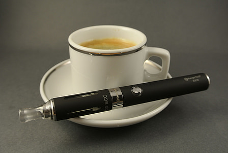café, café expresso, vapeur, cigarette électronique