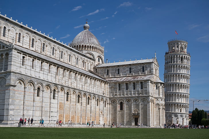 pisa, building, italy, roman, tuscany, architecture, places of interest
