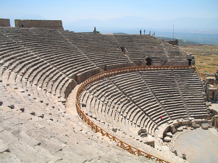 Amphitheater, Thổ Nhĩ Kỳ, kiến trúc, lịch sử, khảo cổ học, đá, cũ