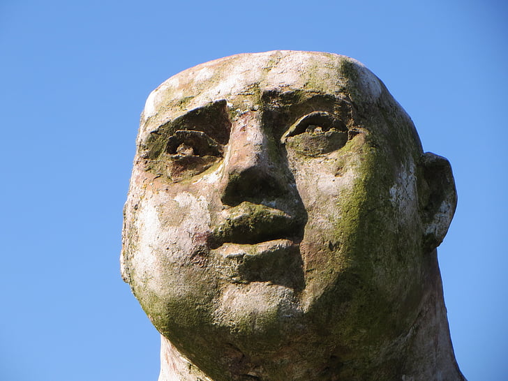 statue, stone, face, figure, stone figure, man, sculpture