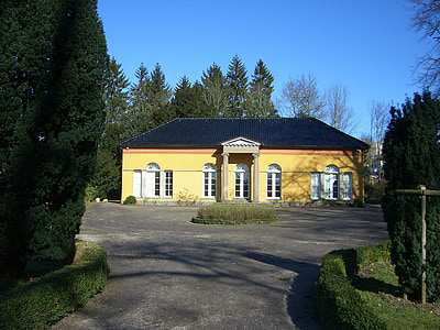 Orangerie, Glücksburg, Château, Parc, bâtiment, glücksburg fermée