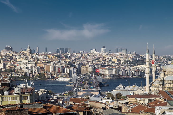 Istanbul, izliva, Valide, staro mestno jedro, mir, prostorsko razporeditev, naravni Turčija
