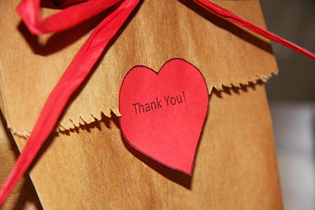 Valentino, Popierinis maišelis, meilė, širdies formos, Romantika, Valentino diena - šventė, raudona