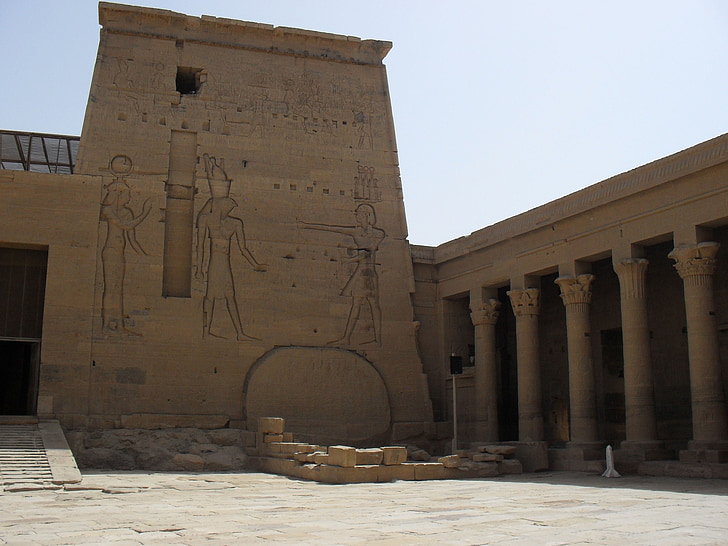 Egypt, tempelet, Nilen