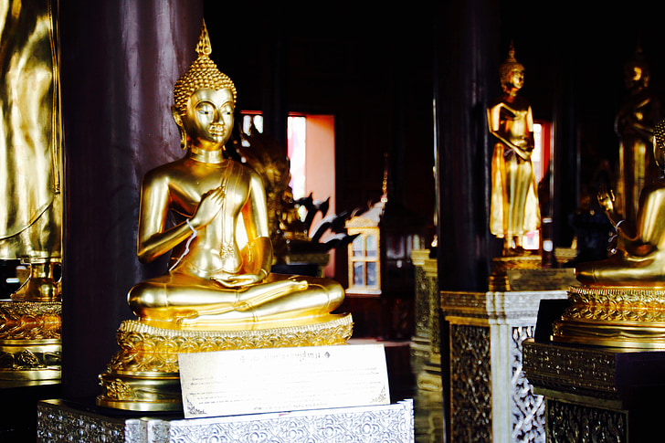 Бангкок, Будда, золото, Медитация, Буддизм, Таиланд, Азия