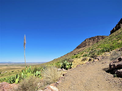 hiking, new mexico, desert, landscape