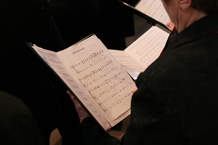 choir, singing, song book, notenblatt, club, song, christmas