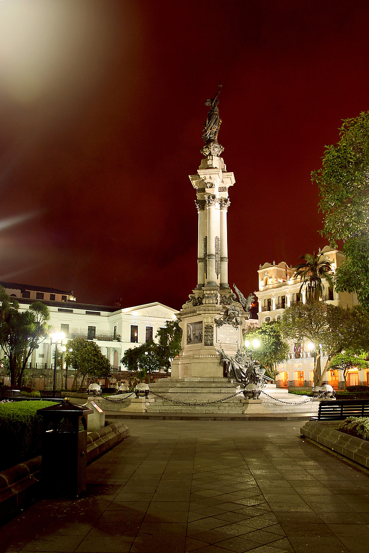 Quito Ekvador, zgodovinsko središče, neodvisnost square