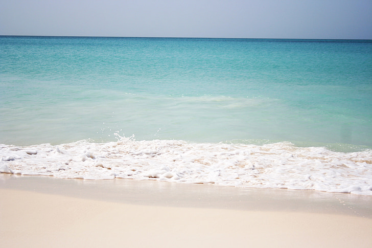 pludmale, vasaras, Aruba, jūra, ceļojumi, brīvdiena, kluss