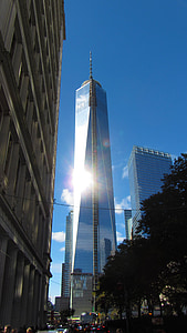 yksi world trade Centerin, Manhattan, Ground Zero-muistomerkki, New Yorkissa, NY, NYC, New Yorkissa