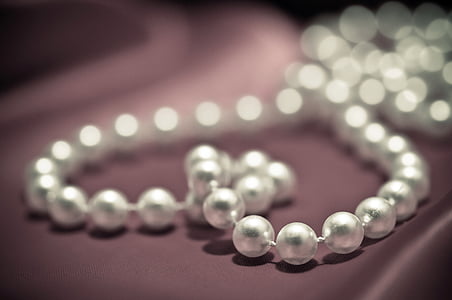 pearl, love, heart, shape, jewelry, purple, romantic