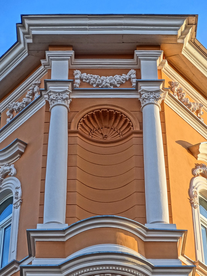Stary port, Bydgoszcz, niche, façade, bâtiment, architecture, extérieur