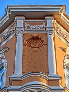 Старый порт, Быдгощ, ниши, фасад, здание, Архитектура, Экстерьер