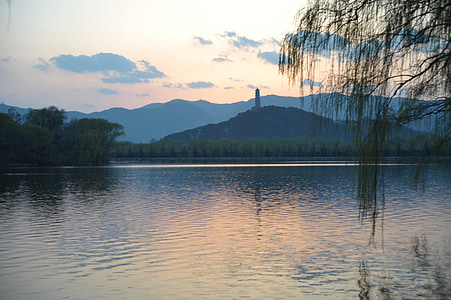 yuquan mountain, sunset, the summer palace