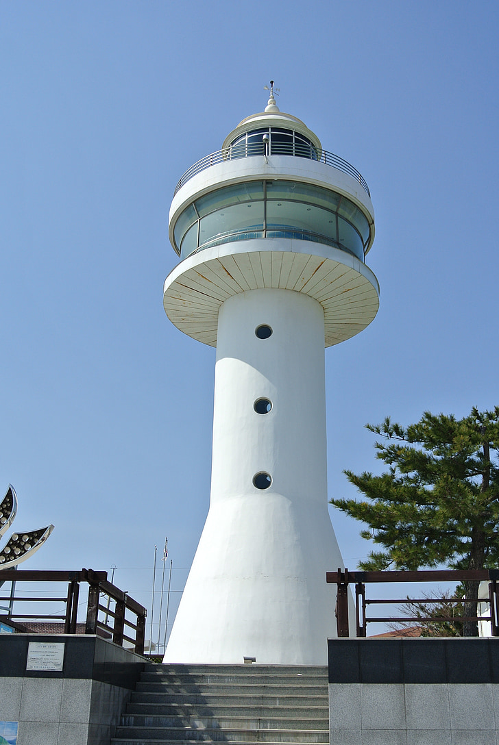 Lighthouse, mukho tuletorn, mukhohang, Sea