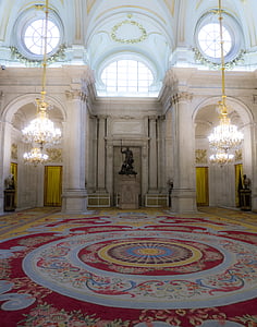 Palace, rum, museet, arkitektur, Madrid, Bourbon, kungen