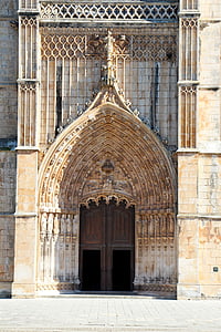Portugalia, Batalha, maswerk, Pomnik, Portal, Architektura, Kościół