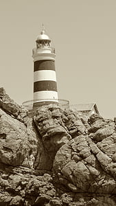 svetilnik, skala, rock, Mallorca