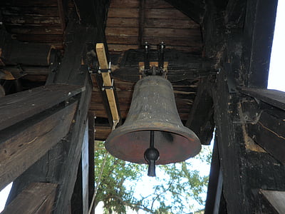 campana, Iglesia, metal, antiguo, Isla de usedom