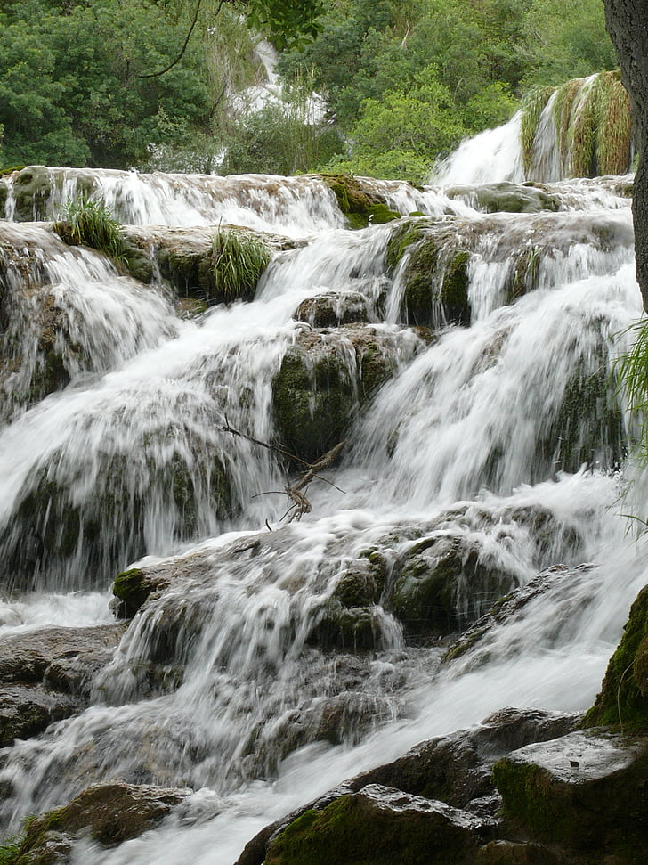Croatie (Hrvatska), cascades de Dalmatie, nature