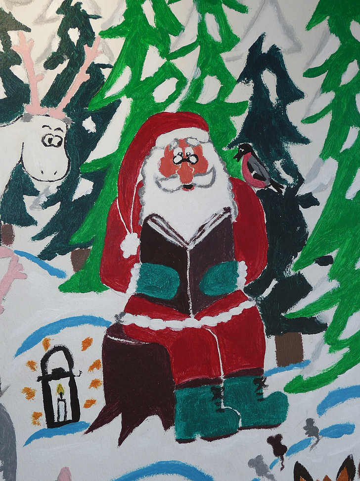 Santa claus, jul, Advent, december, Nicholas, juletid, billede