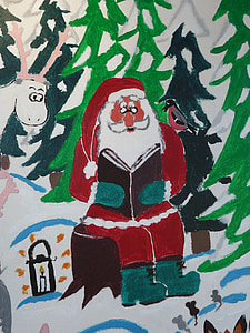 Santa claus, jul, Advent, december, Nicholas, juletid, bild