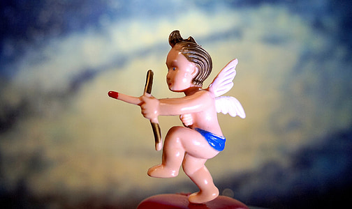 Cupido, amor, Mitología, San Valentín, flechas, arco, Romance