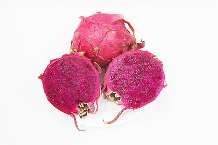 pitaya, 과일, 보라색, 아시아, 열 대