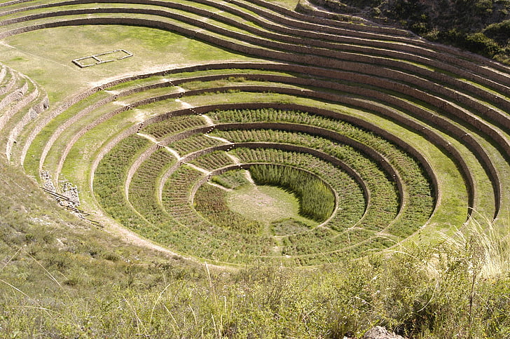 Moray, Peru, Inca, landschap, wildernis, landschap, natuurlijke