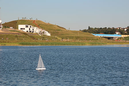Dortmundas, Feniksas ežeras, kaiserberg, b236, modelis valtis, nuotolinio valdymo