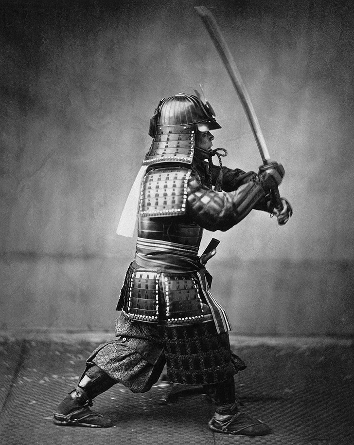 samuraj, bojovník, samuraj bojovník, samuraj, samurajský meč, Katana, japončina