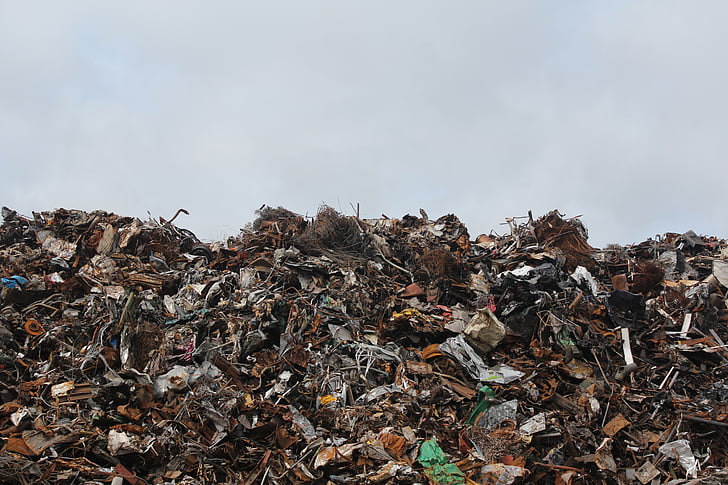 Máy nghiền rác, dump, rác thải, rác thải dumpsite, rác, bãi rác, xả rác