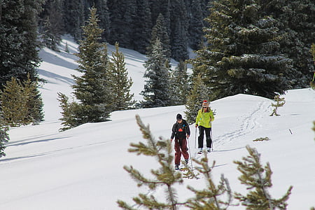 Backcountry ски, Ски, планински, извън пистите, Backcountry, природата