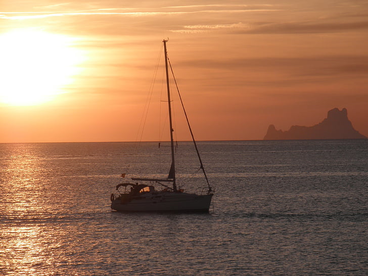 matahari terbenam, Formentera