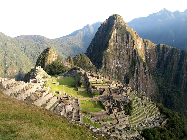 Machu picchu, Peru, landschap, werelderfgoed