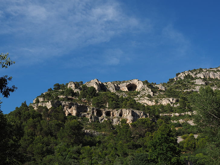 zona carsica, Carso, roccia, Francia, Provenza, Fontaine-de-vaucluse