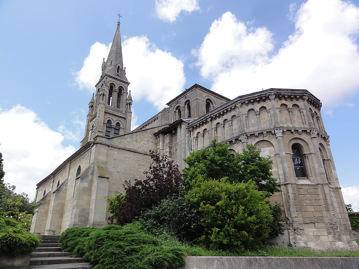 bassens, gironde, saint pierre, church, building, religious, exterior