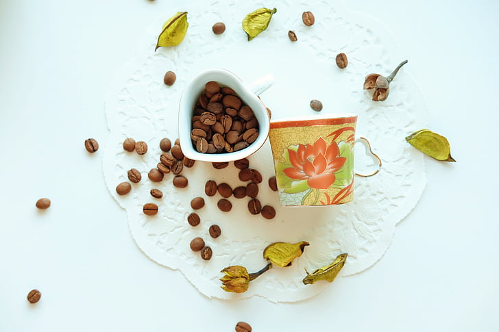 caffeine, coffee, coffee beans, cup, mug