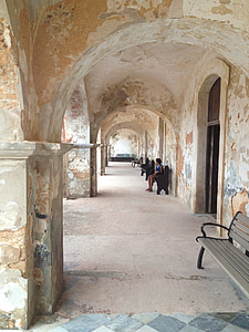 arcade, arches, old san juan, puerto rico, colonial spanish, architecture