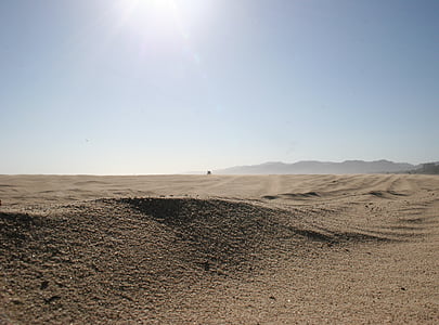 desert de, sec, Sàhara, sorra, platja, sol, dunes de sorra