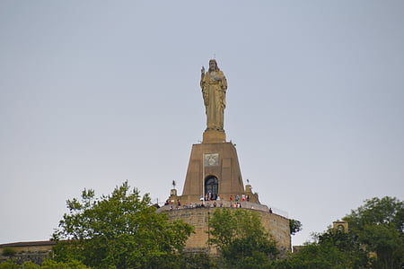 san sebastian, statue, culture, basque country, monument, christ, famous Place