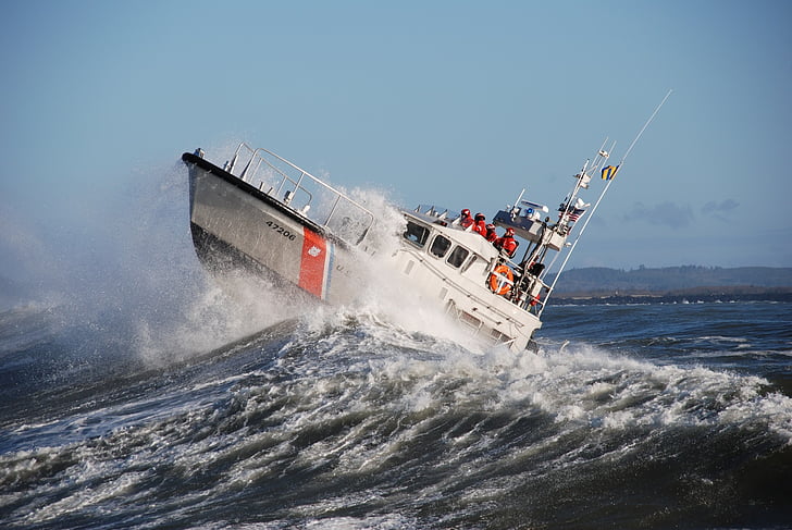 Motor-Rettungsboot, Surf, Ausbildung, Rettung, nautische, Küstenwache, USA