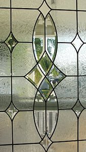 blyholdig glas, døren, glas, vindue, glasdør, interiør, hjem