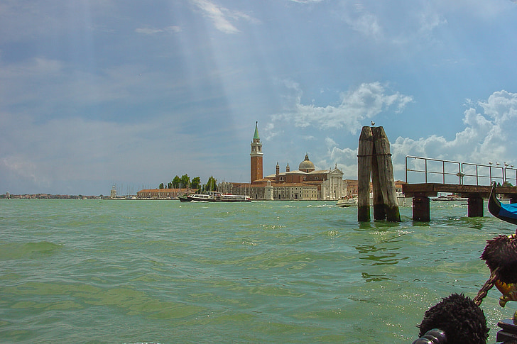 Benátky, Venezia, Itálie, Italština, obloha, voda, cestování