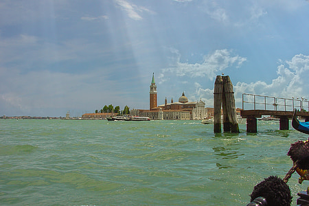 Veneza, Venezia, Itália, Italiano, céu, água, viagens