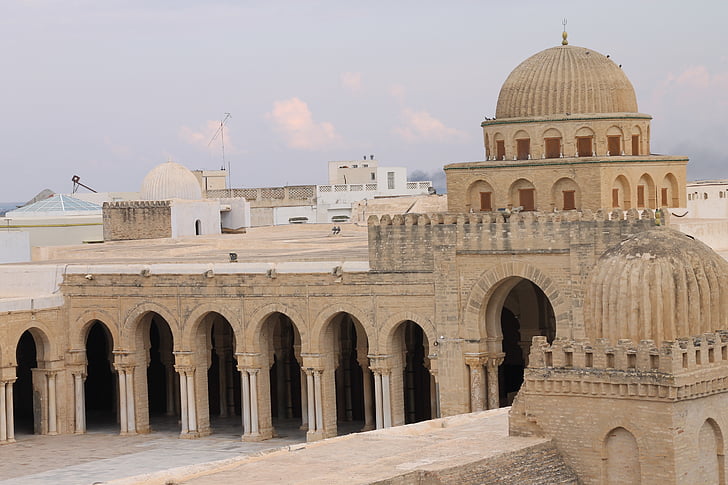 moskee, Moslim, Tunis, Afrika, het platform, gebouw, Islam